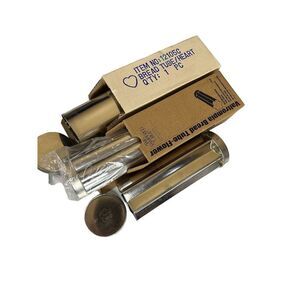 Pampered Chef Bread Tubes star, Heart & Flower Shaped Set of 3